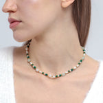 Divine Happiness Malachite Aventurine Necklace