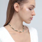 Divine Happiness Malachite Aventurine Necklace