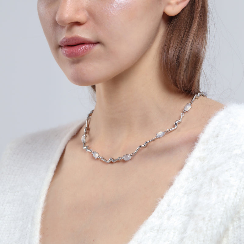 Receive And Let Go Moonstone Necklace