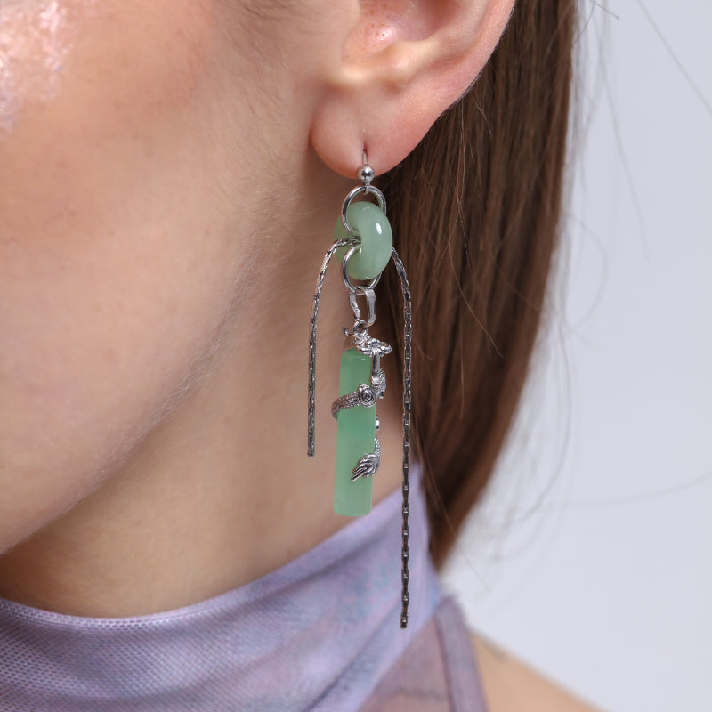 Peace Of Mind  Jade Earrings