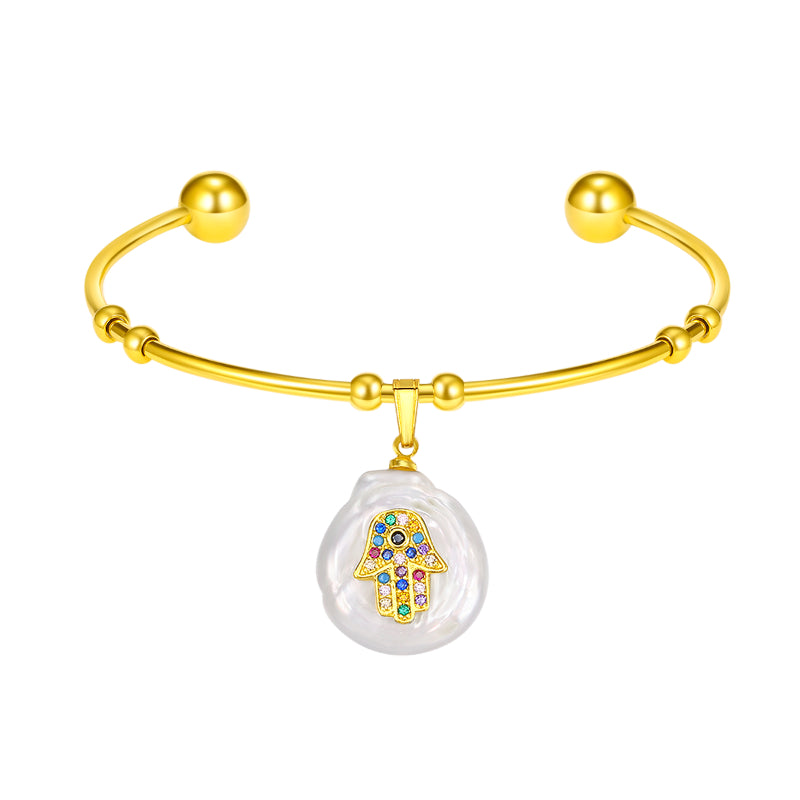 Guardian Elf Hamsa Charm Bracelet