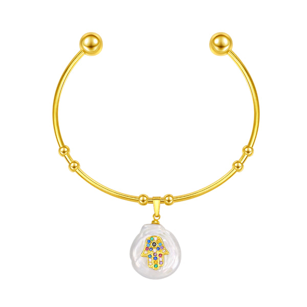 Guardian Elf Hamsa Charm Bracelet