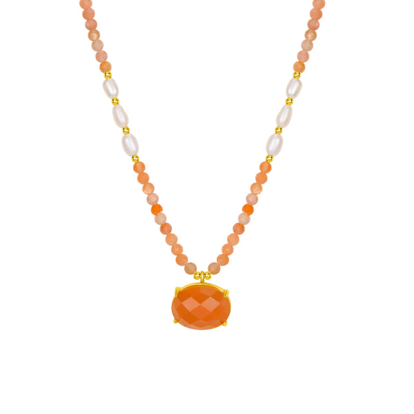 Sunshine Keeper Sunstone Pendant Necklace