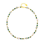 Divine Happiness Malachite Aventurine Necklace