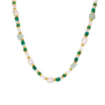 Divine Happiness Malachite Aventurine Necklace