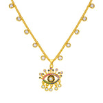 Spiritual Insurance Evil Eye Pendant Necklace