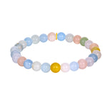 Love Guardian Morganite Bracelet 6mm beads