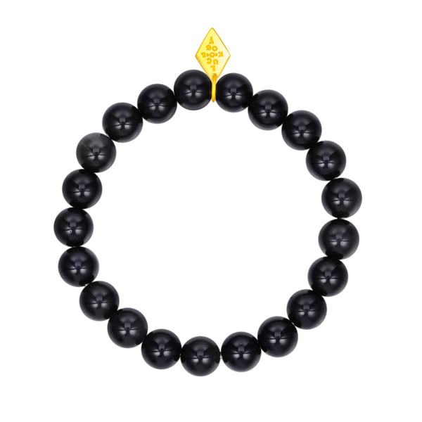 Health Bodyguard Black Obsidian Bracelet