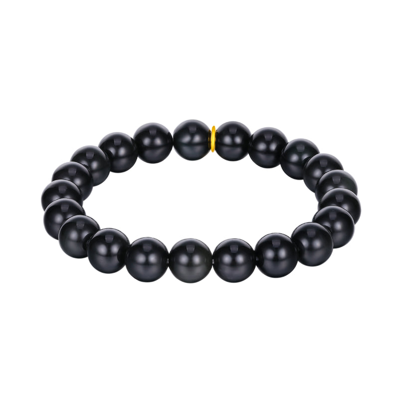 Health Bodyguard Black Obsidian Bracelet