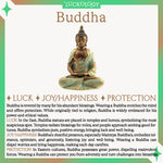 Good Luck Keeper Pink Buddha Pendant Necklace