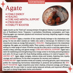 Receive And Let Go Agate Ring