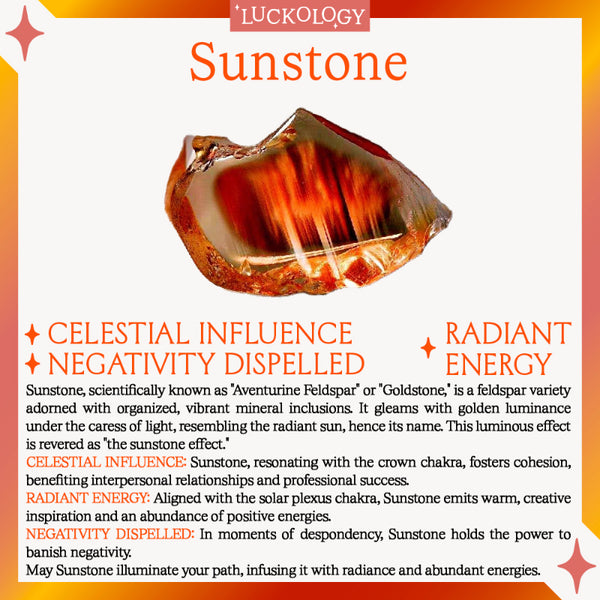 Sunshine Keeper Sunstone Pendant Necklace