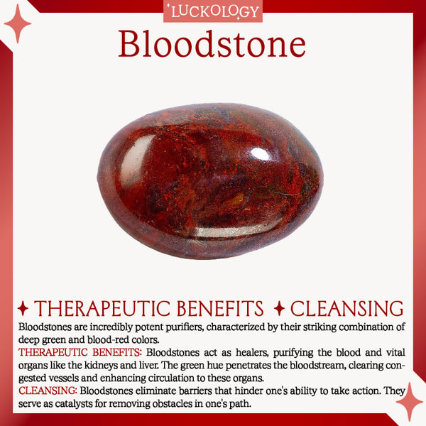 Disease Prevention Blood Stone Bracelet