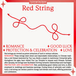 No Intrusion Allowed Star Charm Red String Bracelet