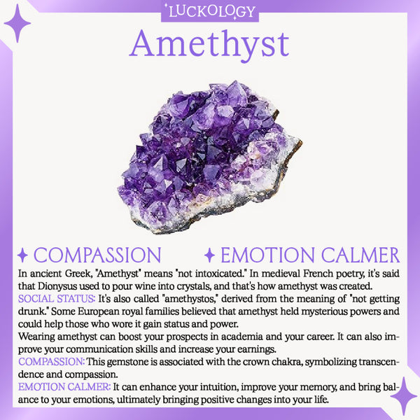 Higher Communication Amethyst Ring