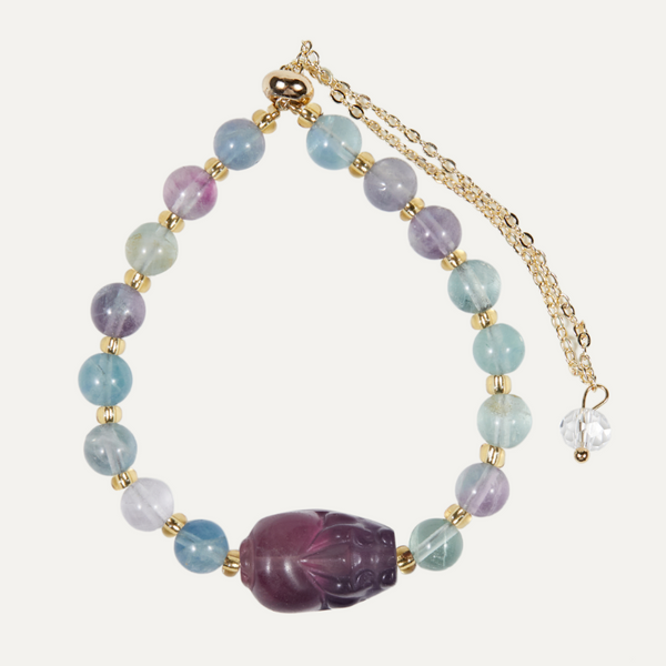 Energy Protection Green Fluorite Bracelet