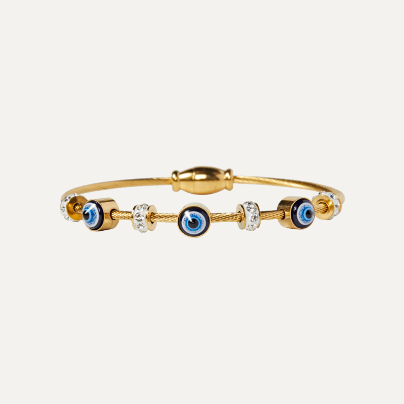 No Intrusion Allowed Evil Eye Bracelet