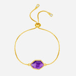 Higher Communication Amethyst Bracelet