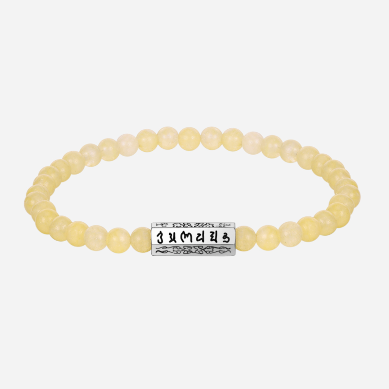 Power Flow Jade Amulet Charm Bracelet