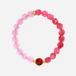 Love Expert Rose Quartz Strawberry Quartz Bracelet