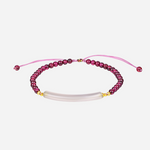 Eternal Love Garnet Agate Bracelet