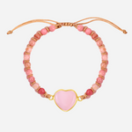 Fatally Attraction Rose Quartz Rhodochrosite Bracelet