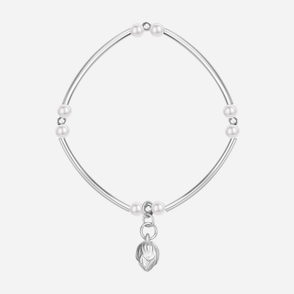 Comprehension Rising Lotus Charm Bracelet