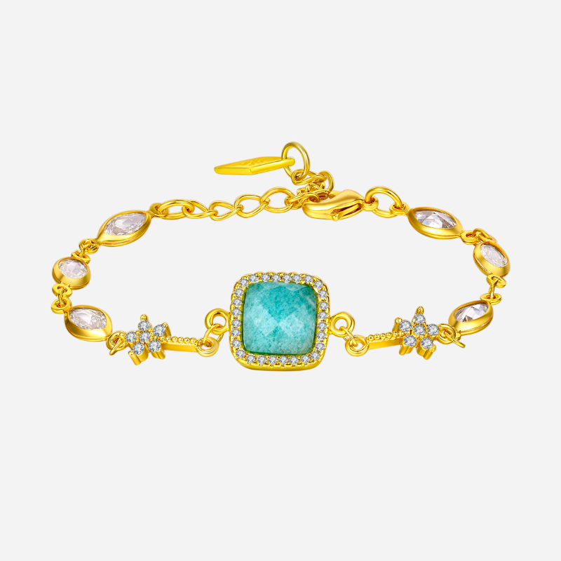 Lucky Streak Amazonite Charm Bracelet