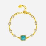 Lucky Streak Amazonite Charm Bracelet