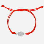 Guardian Elf Hamsa Red String Bracelet