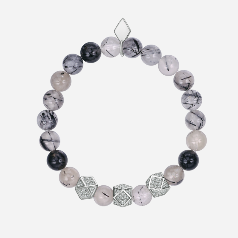 Mud In Your Eye Tourmaline Cubic Charm Bracelet