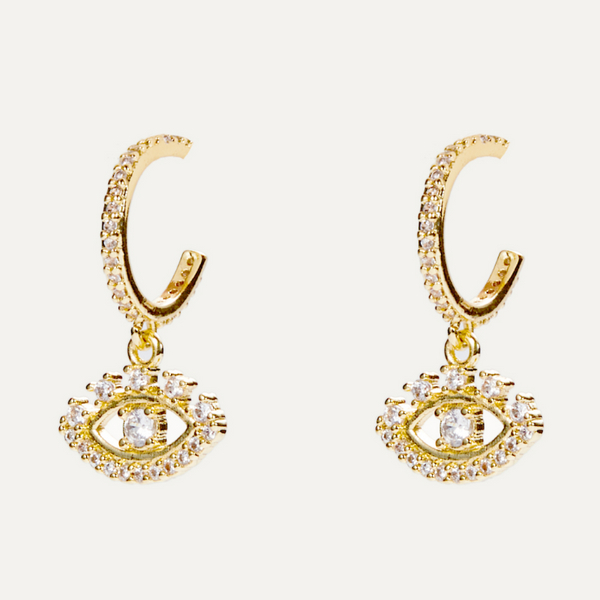 Security Guard Evil Eye Earrings