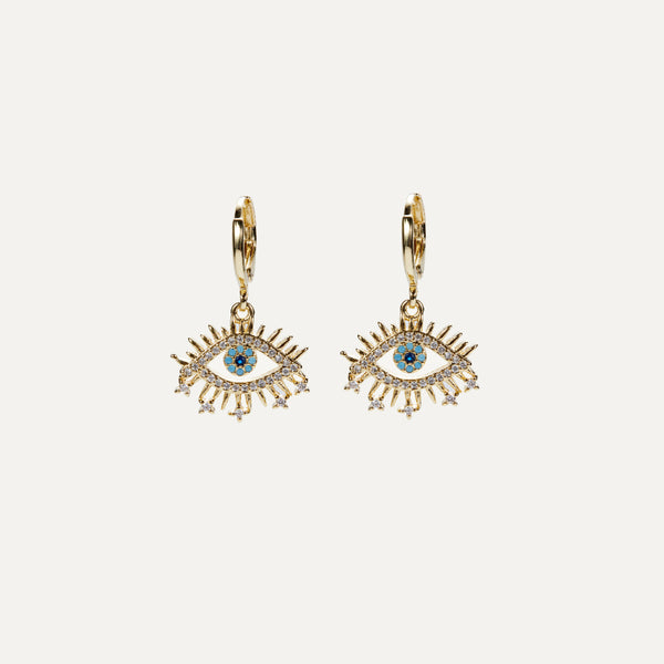 Security Guard  Evil Eye Earrings