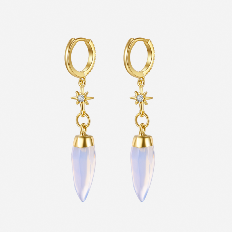 Power Flow Opal Earrings