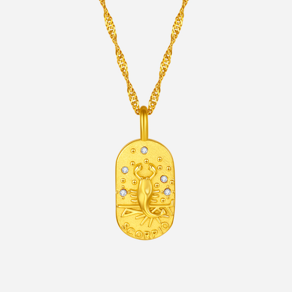 Good Luck Keeper Taurus Zodiac Necklace