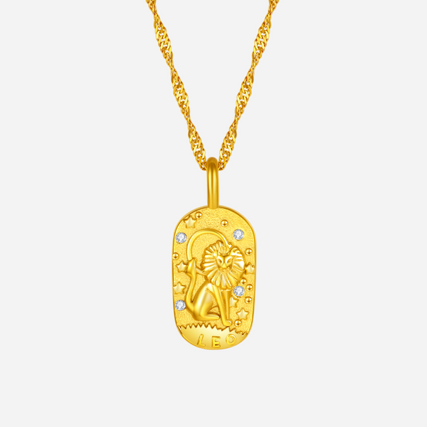 Good Luck Keeper Libra Zodiac Necklace