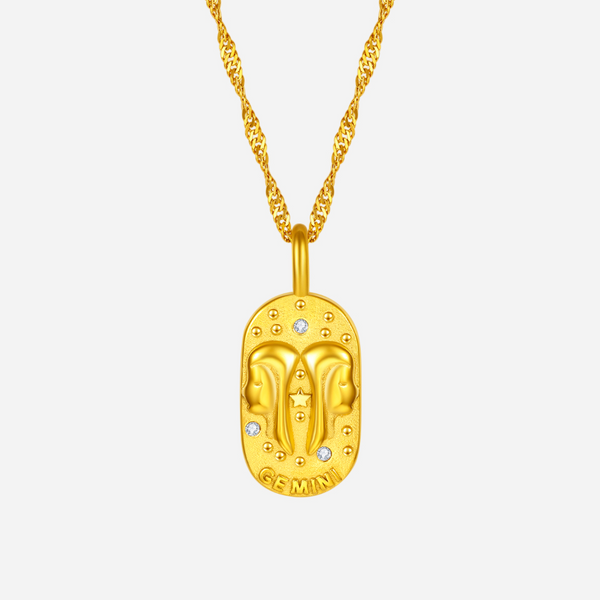 Good Luck Keeper Aries Zodiac Necklace