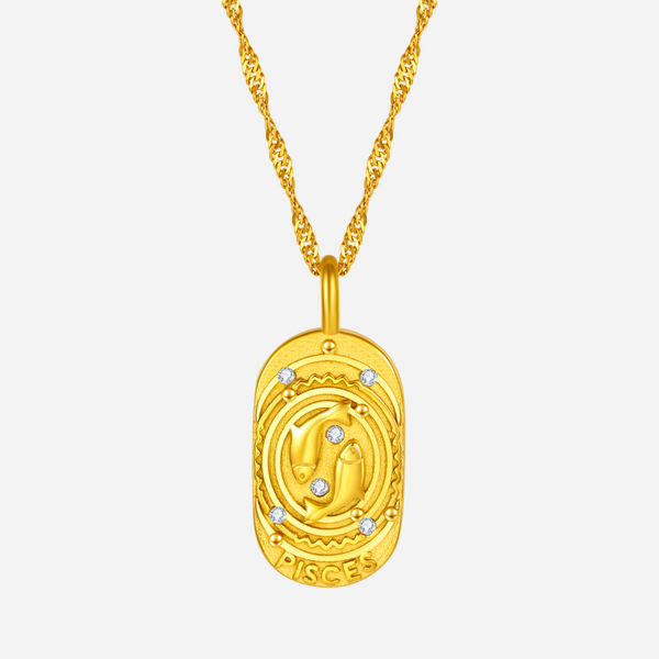 Good Luck Keeper Taurus Zodiac Necklace