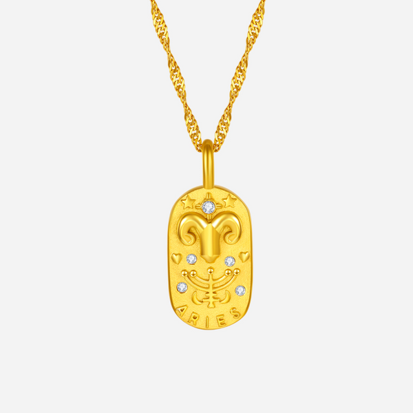 Good Luck Keeper Taurus Zodiac Necklace