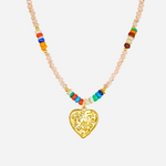 Spiritual Insurance Heart Pendant Necklace