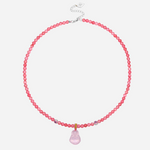 Good Luck Keeper Rose Quartz Buddha Pendant Necklace