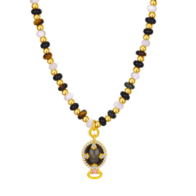 Beyond The Limits Tiger Eye Pendant Necklace