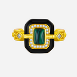 Divine Happiness Malachite Ring