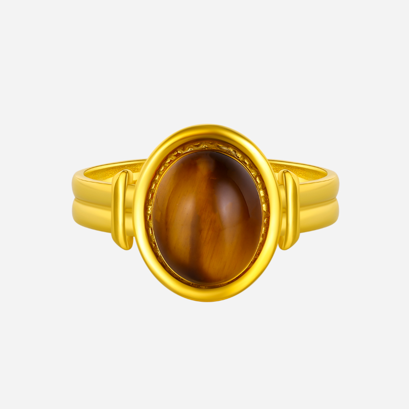 To The Top Tiger Eye Ring