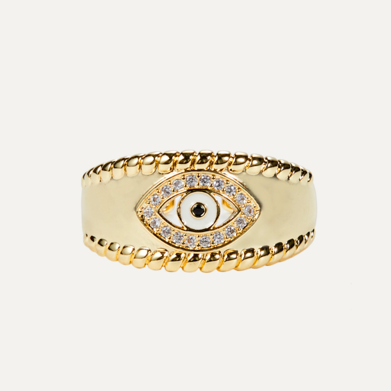 Security Guard Evil Eye Ring