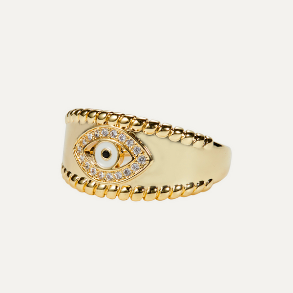 Security Guard Evil Eye Ring