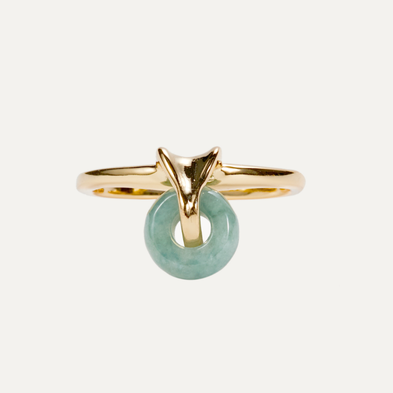 Peace Of Mind Green Jade Ring