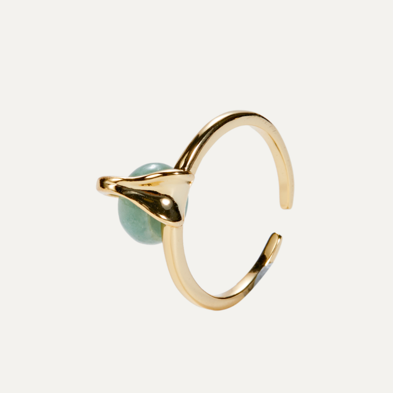 Peace Of Mind Green Jade Ring