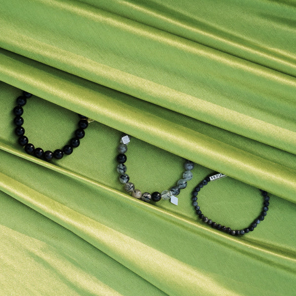 Mud In Your Eye Tourmaline Cubic Charm Bracelet